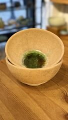 İçi Yeşil Mozaik Detaylı Kase