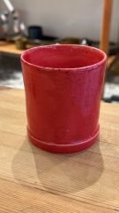 Kırmızı Mini Vazo