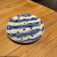 Şerit Detaylı Seramik Tabak