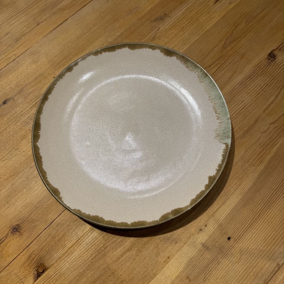 Çok Renkli Seramik Tabak