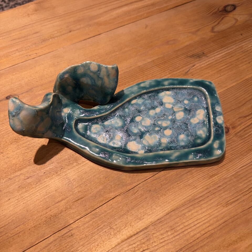 Benekli Balık Sunum Tabağı