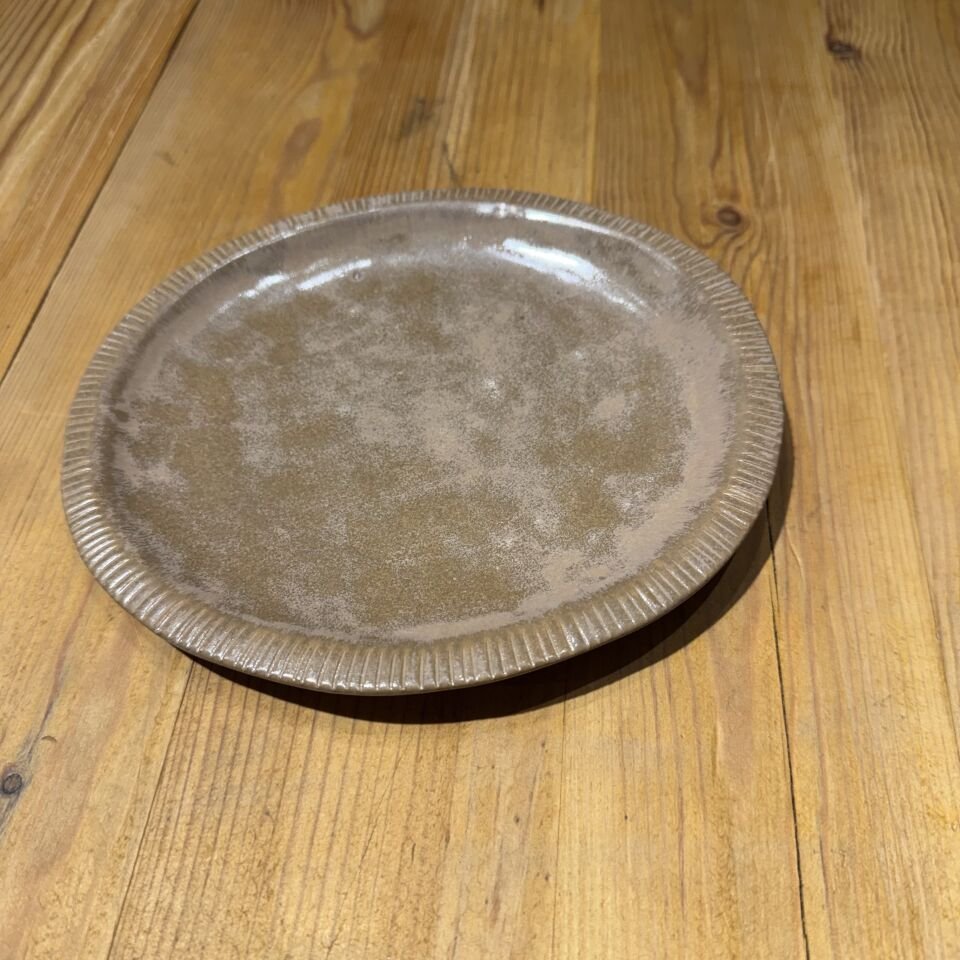 İşlemeli Seramik Sunum Tabağı