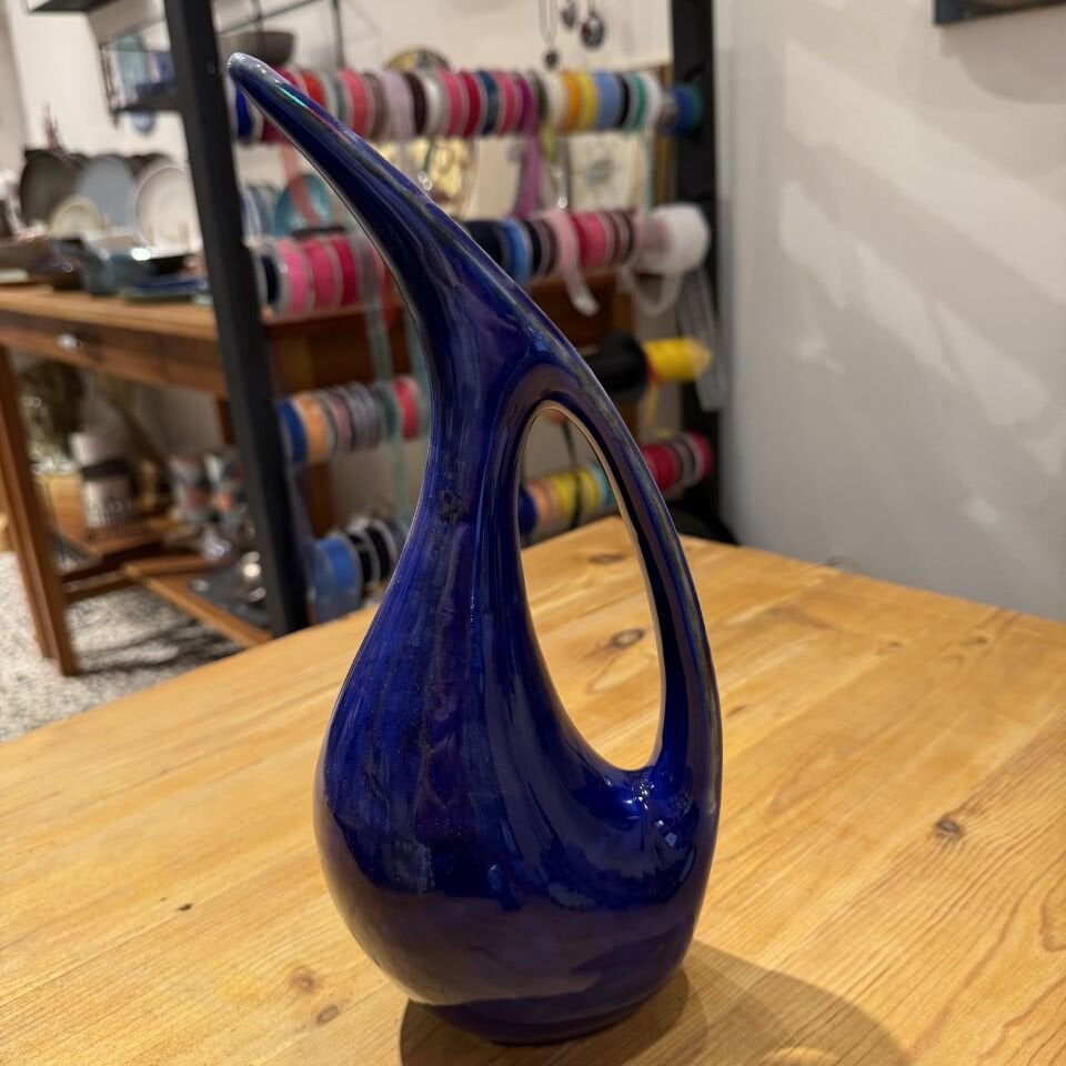 Kobalt Mavi Dekoratif Seramik Obje