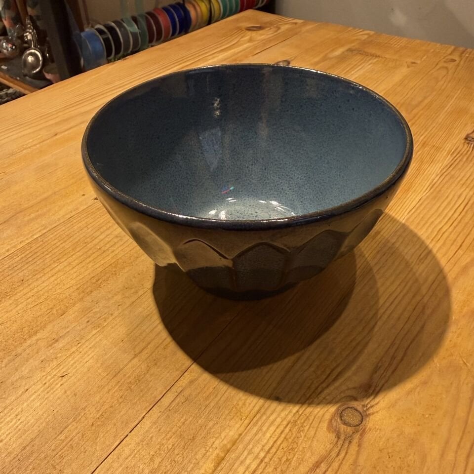 Gece Mavisi Seramik Servis Kasesi