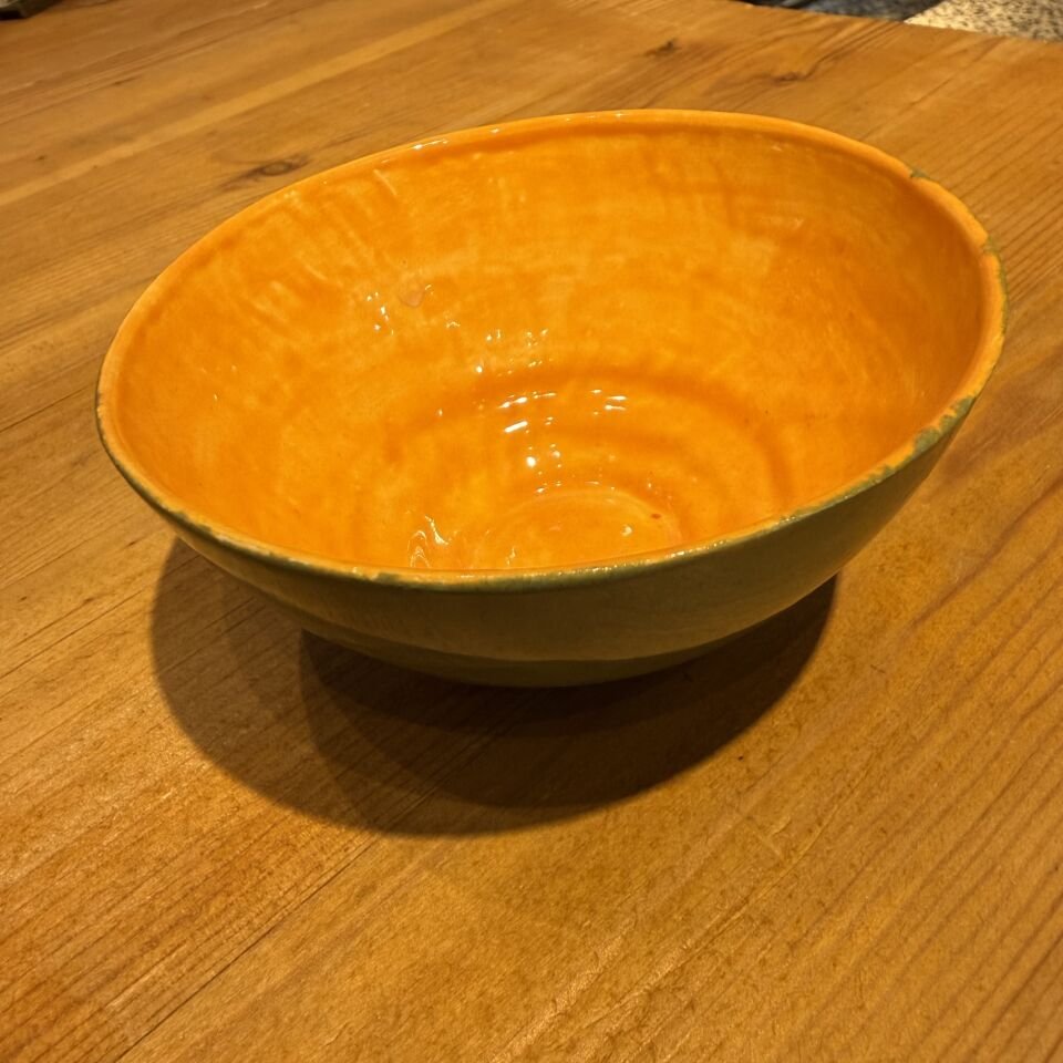 Pastel Çift Renk Seramik Kase