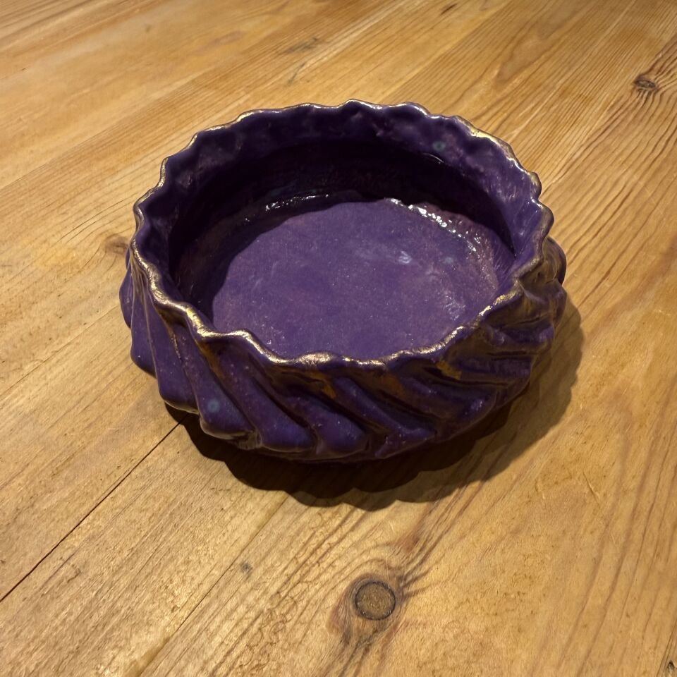 Mor Seramik Dekoratif Kase