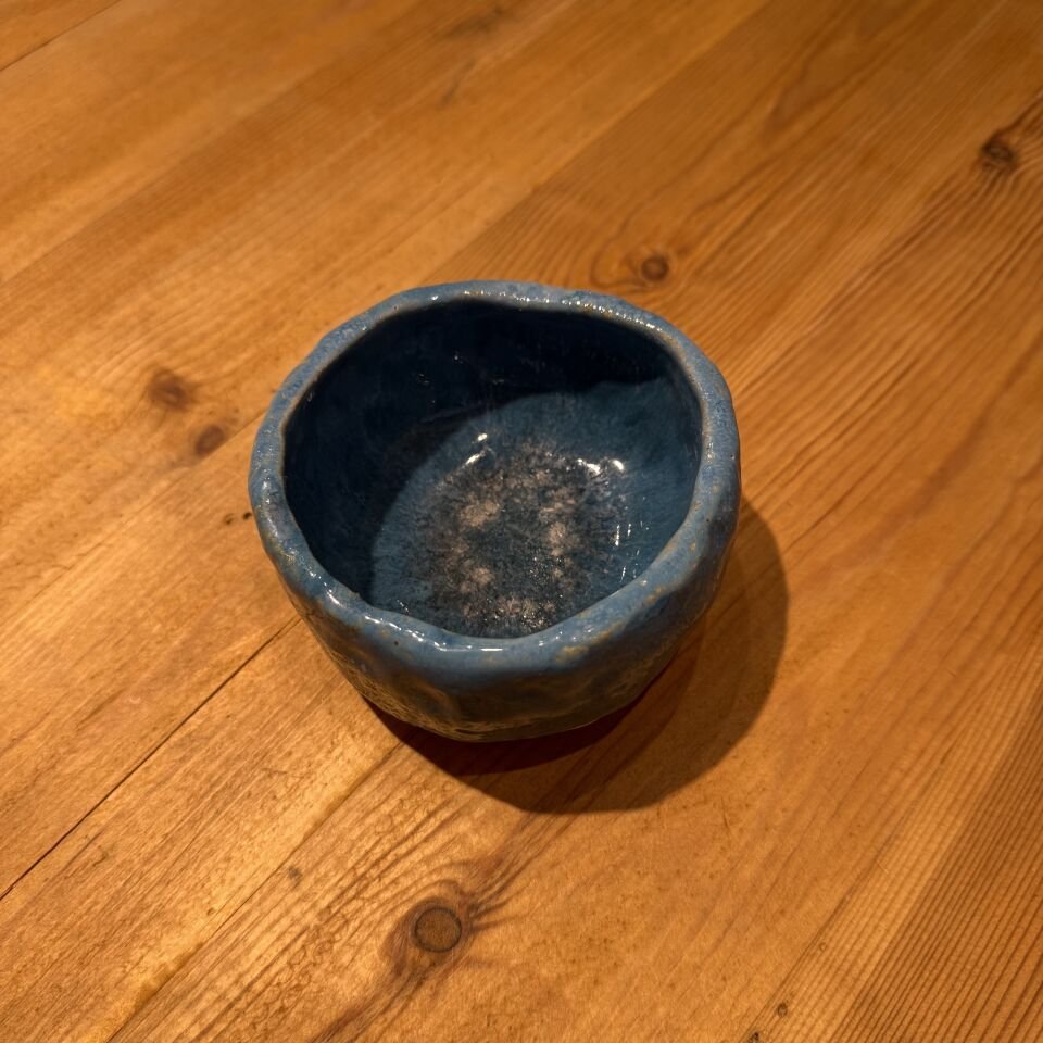 Doğal Dokulu Seramik Kase