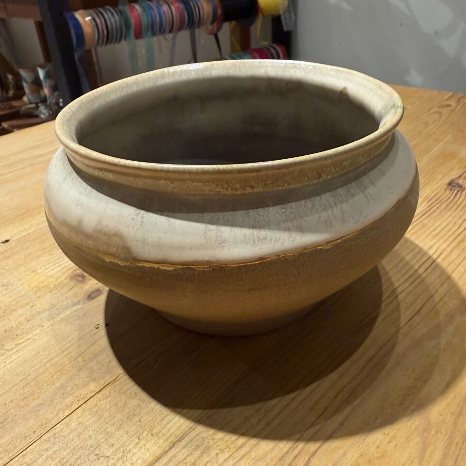 Sır Geçişli Seramik Saksı