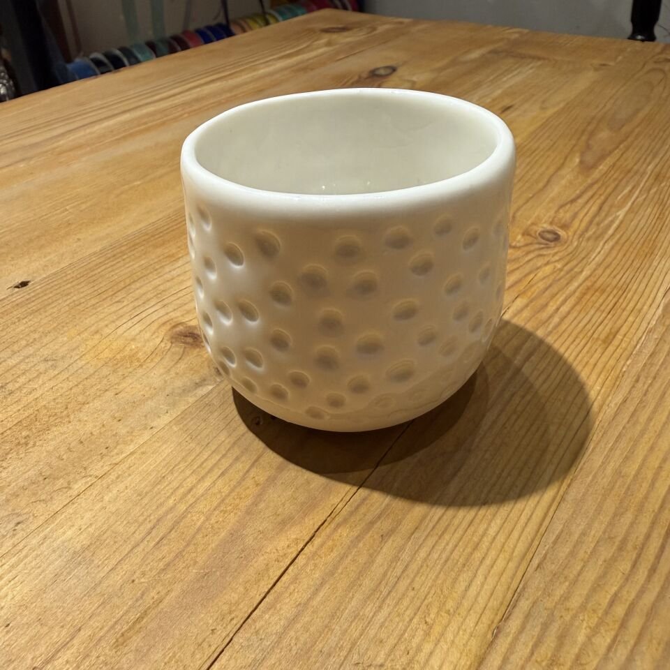 Beyaz Renk Seramik Obje