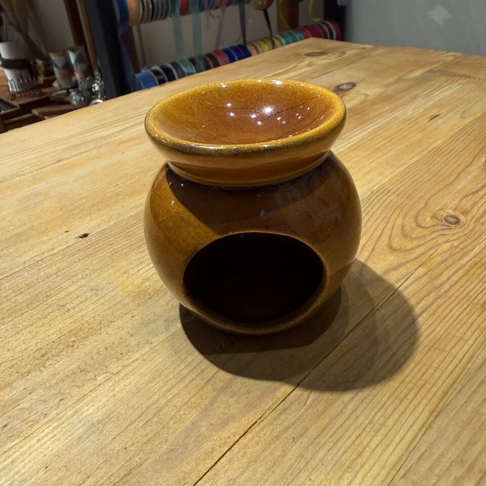 Açık Kahve Seramik Buhurdanlık