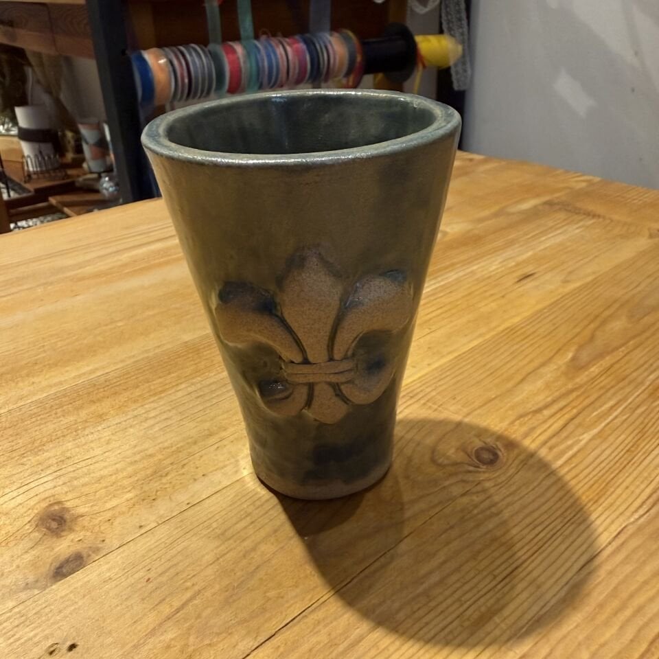 Zambak Kabartmalı Dekoratif Obje