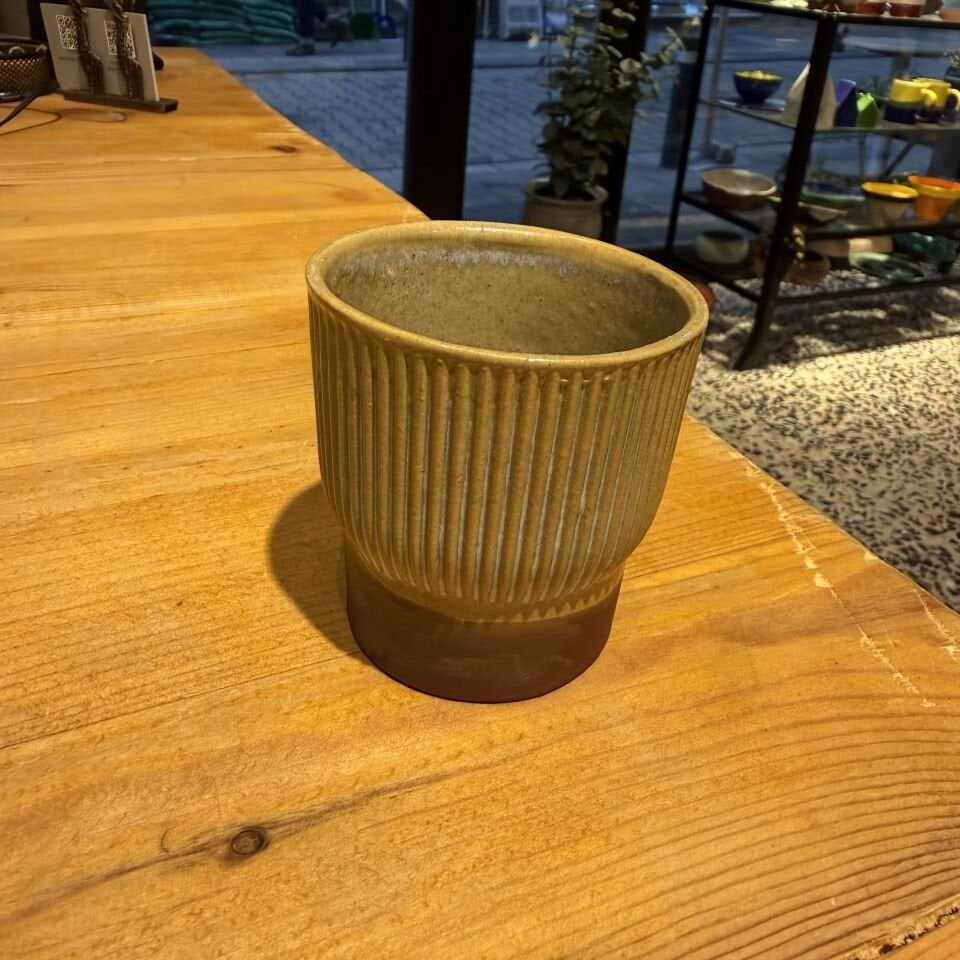 İki Tonlu Stoneware Kupa