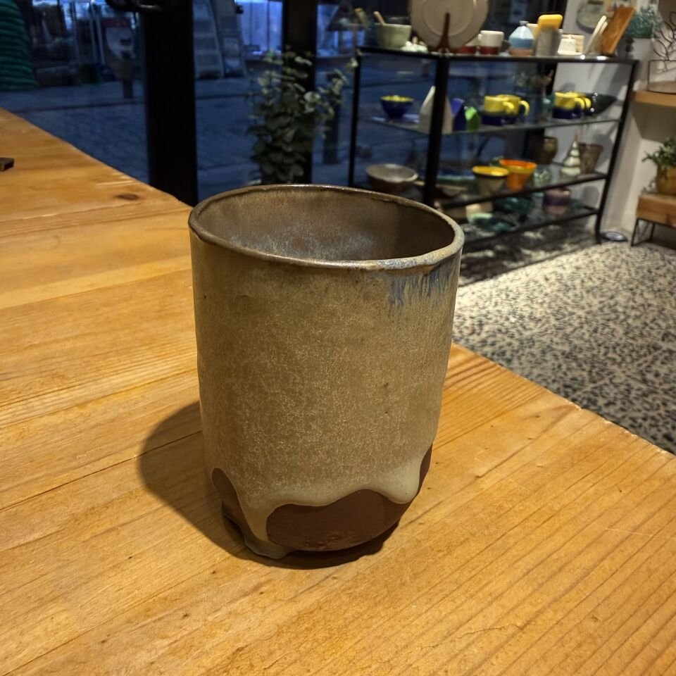 Çamur Dokulu Stoneware Kupa