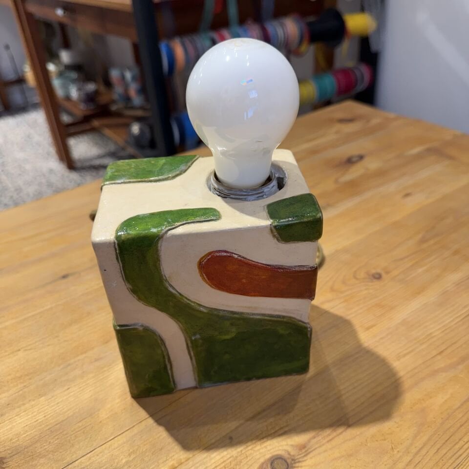 Dekoratif Seramik Masa Lambası