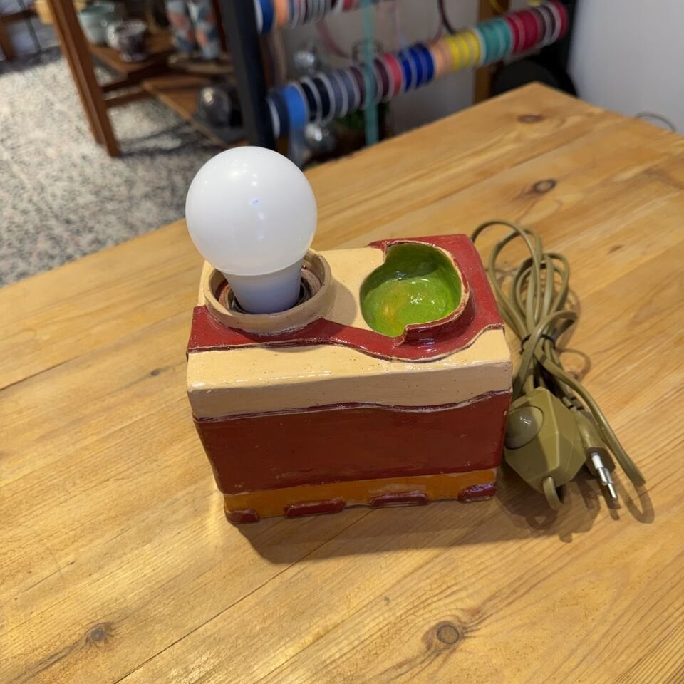 Dekoratif Seramik Masa Lambası