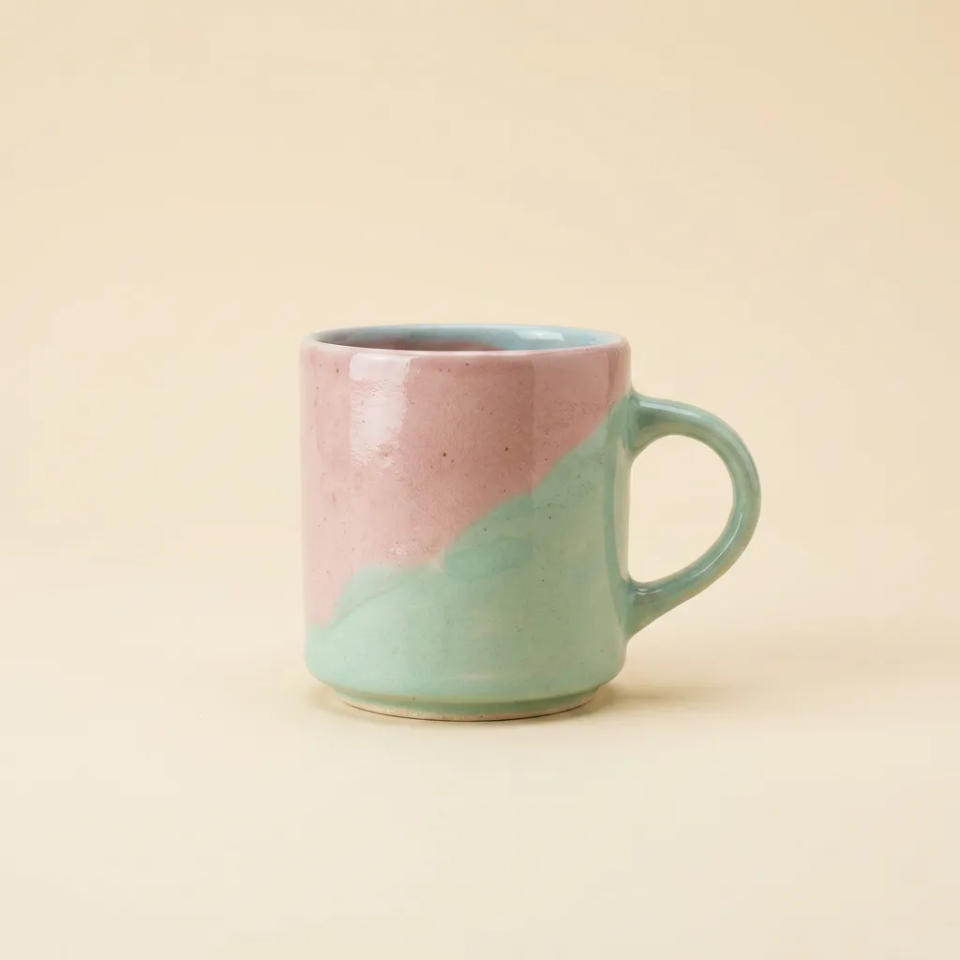 Pastel Tonlu Seramik Kupa