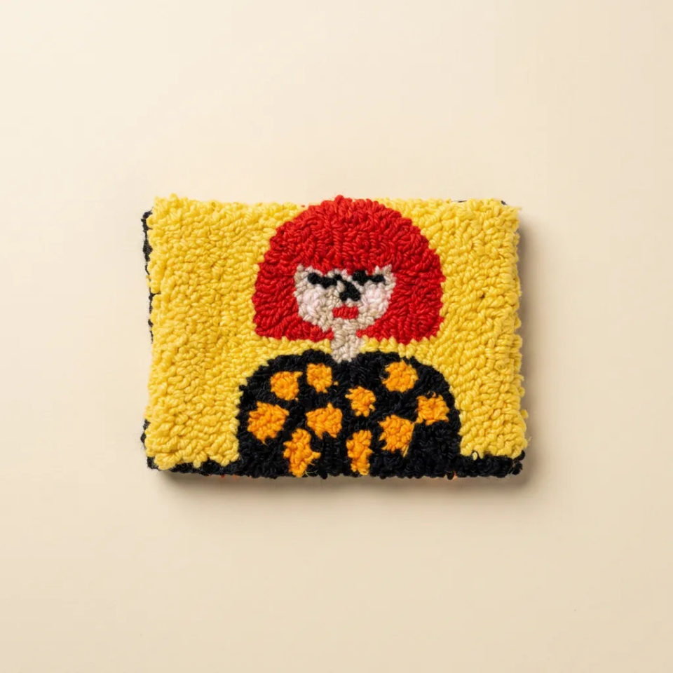 Kusama Portre Punch Mini Cüzdan